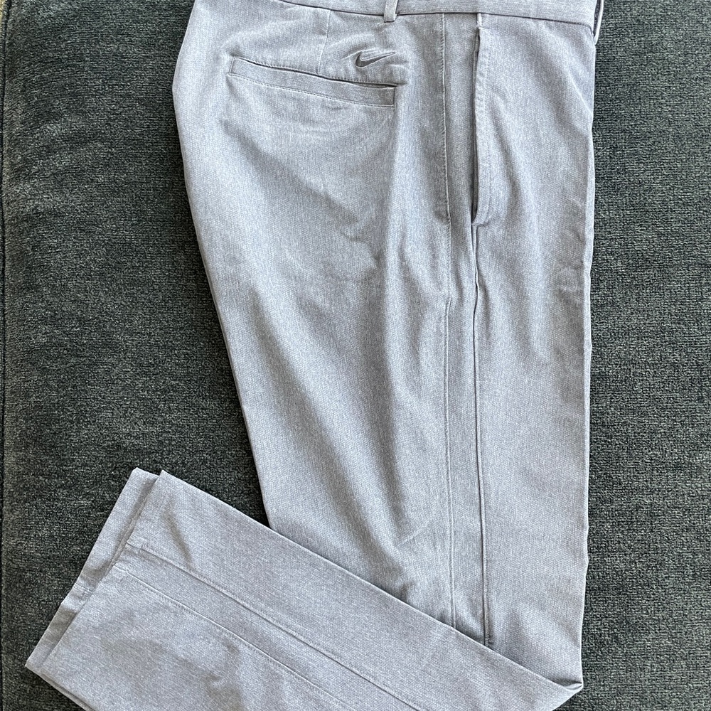Nike Dri-Fit Golf Pants Mens 38X30 Gray